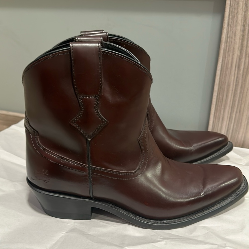 John Fluevog Ruth Kristen Cowboy Western Boots Women’s 10, Men’s 8